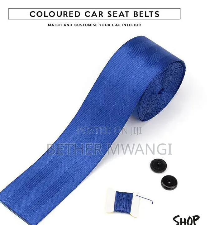 2 PCS Coloured Car Seat Belts in Kenya