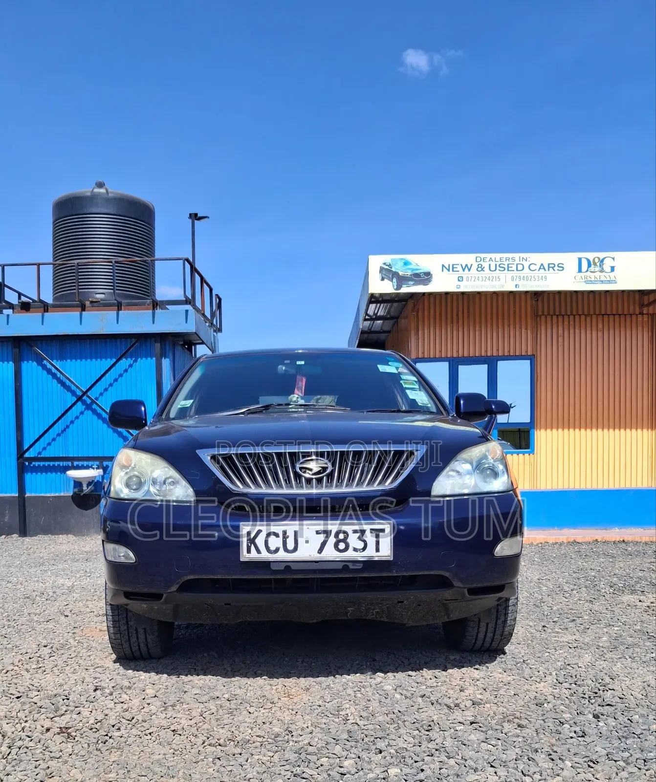 Toyota Harrier 2011 Blue