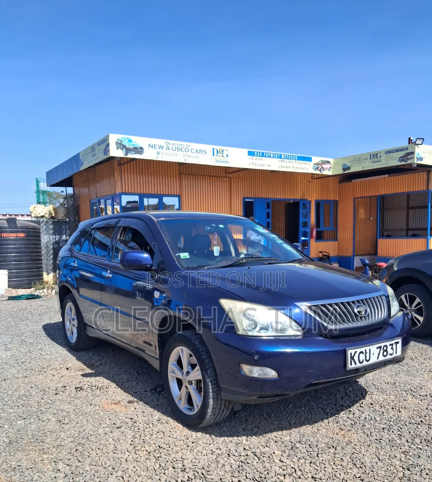 Toyota Harrier 2011 Blue