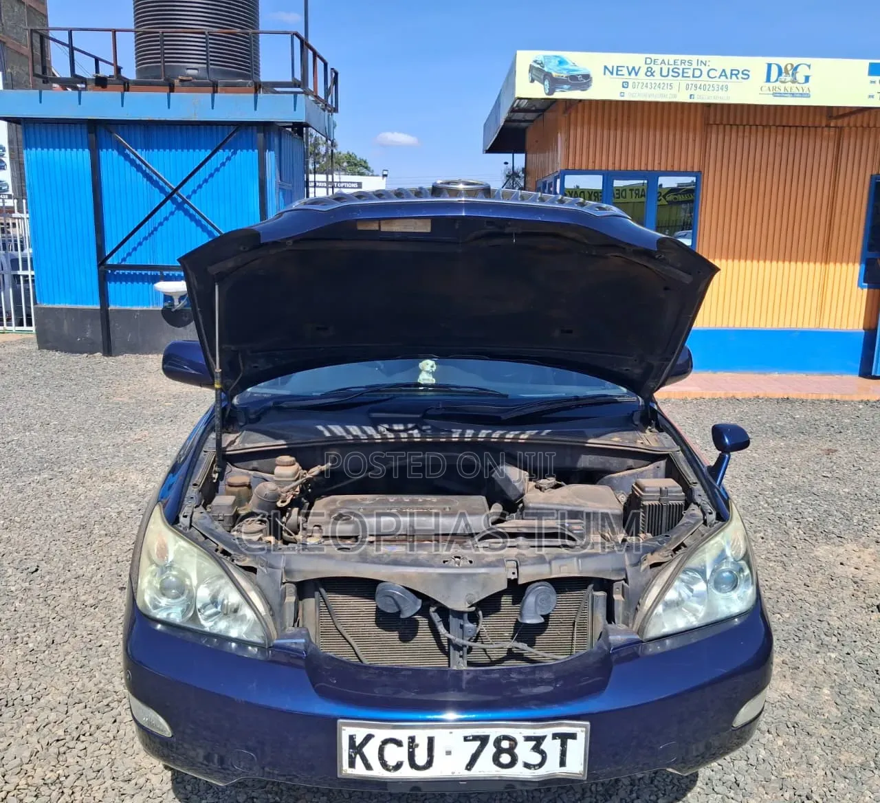 Toyota Harrier 2011 Blue