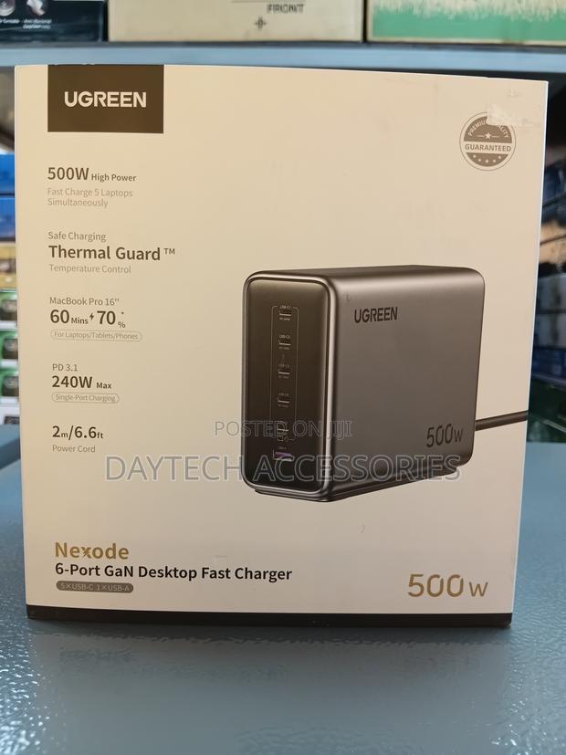 Ugreen Gan 500w Desktop Fast Charger (6-Port) Uk - X759