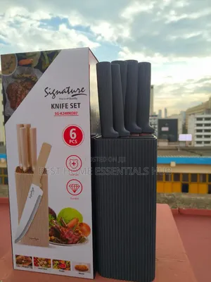 6pcs Signature Knife Set-Grey Beige