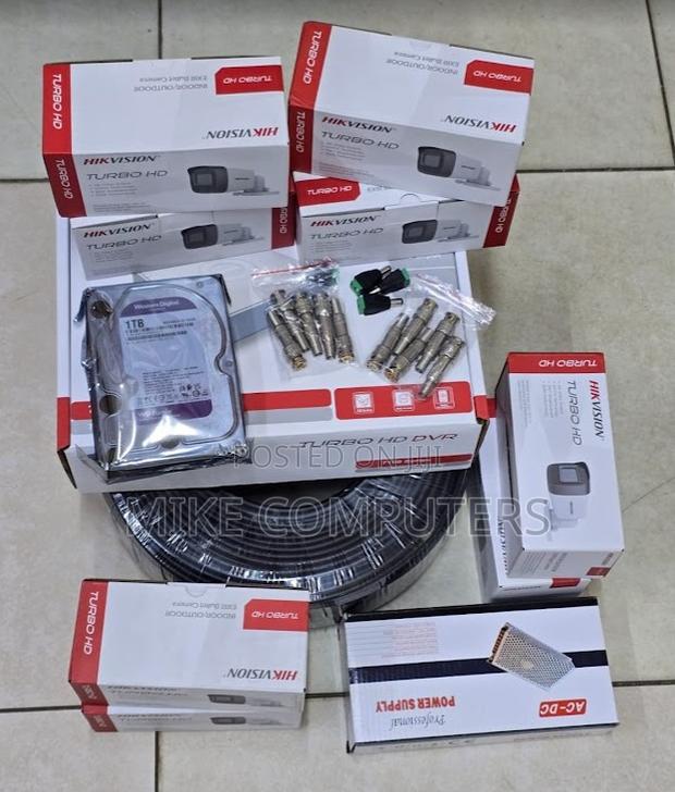 Hikvision 4 Channel Full Kit(4 Cameras Bullet or Dome)