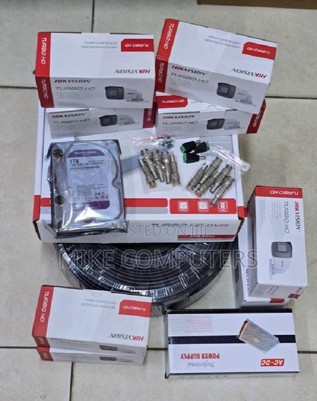 Complete Set of 2mp Hikvision Camera With Ir Distance 20m
