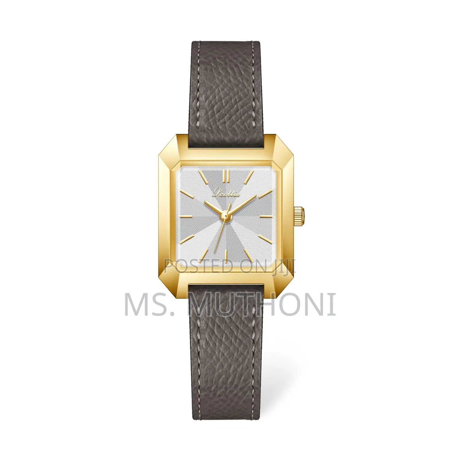 Quartz Genuine Leather Straps Scottie Ladies Watch *