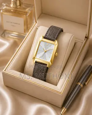 Quartz Genuine Leather Straps Scottie Ladies Watch *