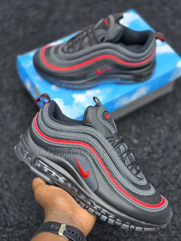 Nike Air Max 97 Sneakers Black Red Colorway Sneaker