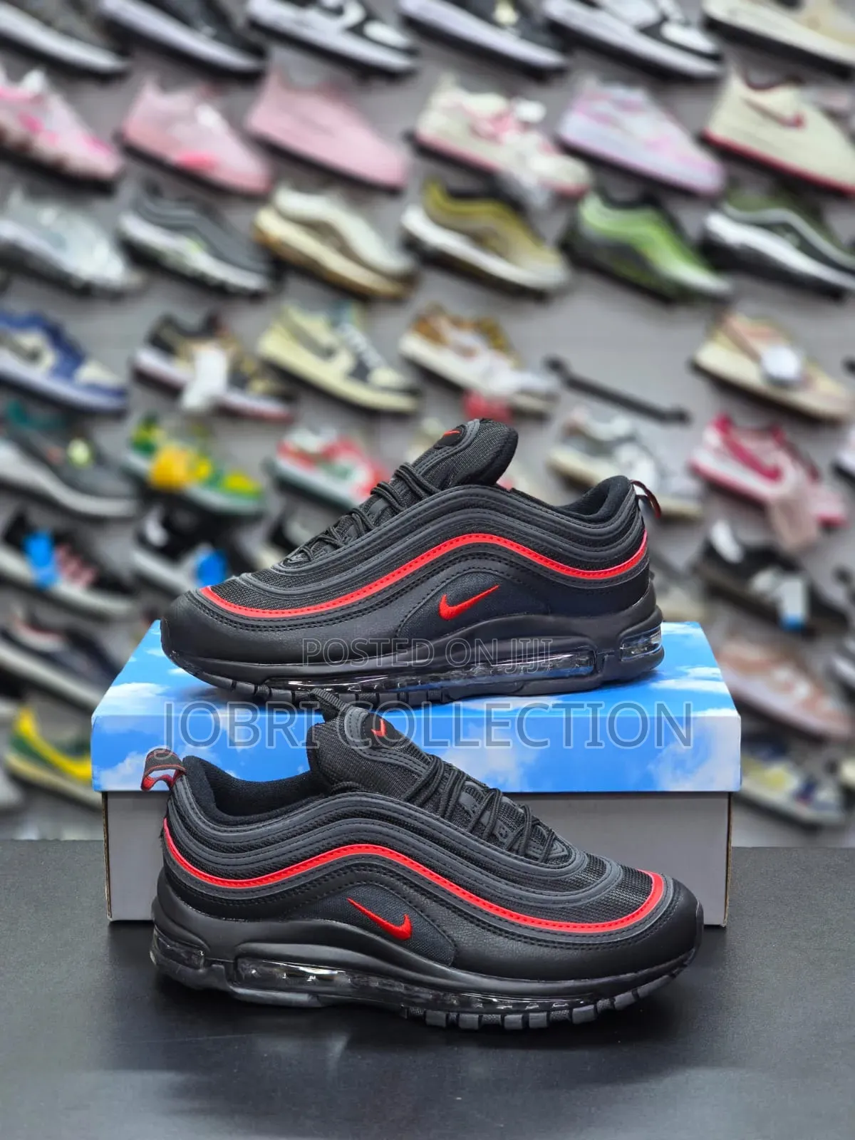 Nike Air Max 97 Sneakers Black Red Colorway Sneaker