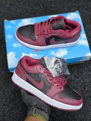 Nike Air Jordan 1 Low Cherrywood Red Sneakers