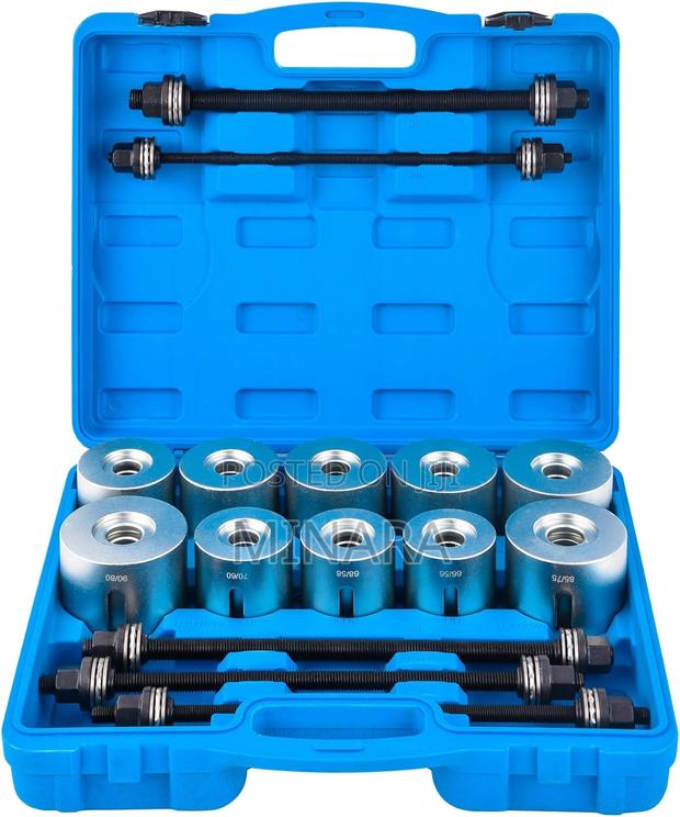 27 Pcs, Universal Press and Pull Sleeve Kit Bushing Removal Tool Set