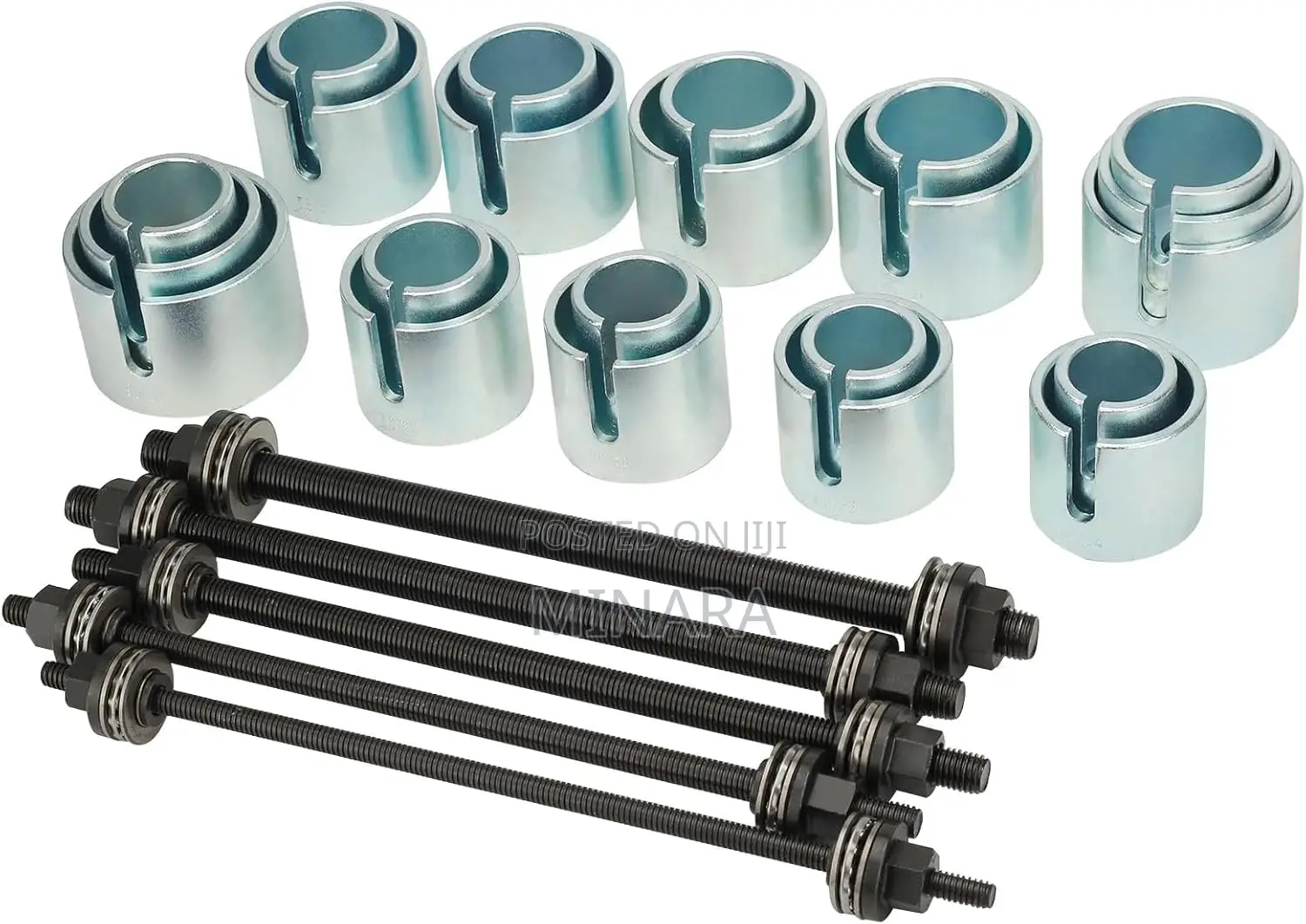 27 Pcs, Universal Press and Pull Sleeve Kit Bushing Removal Tool Set