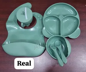 6pcs Silicone Baby Feeding Cutlery Set - Pm