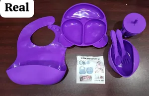6pcs Silicone Baby Feeding Cutlery Set - Pm