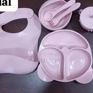 6pcs Silicone Baby Feeding Cutlery Set - Pm