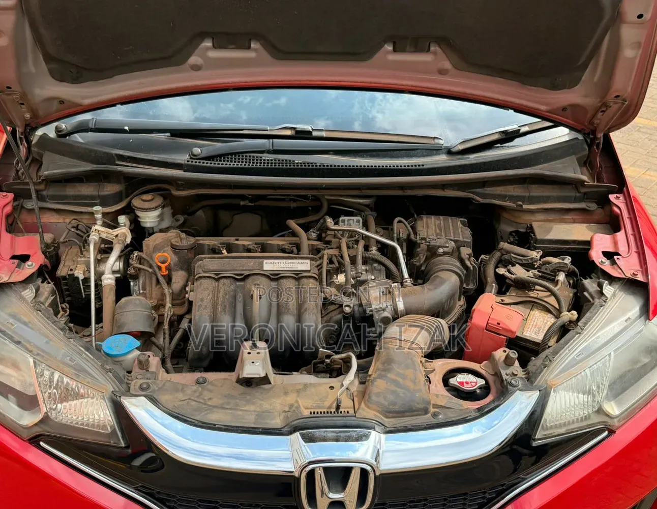 Honda Fit 2017 Red