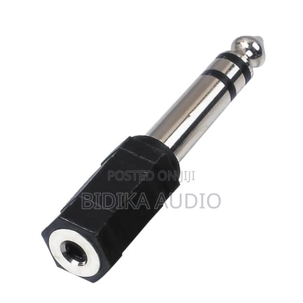 Microphone 6.35mm Male to 3.5mm Female Audio Plug