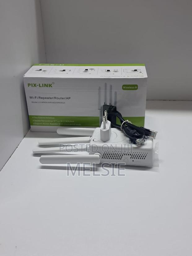 Pix-Link Wireless-N Wifi Booster With 4 Antennas