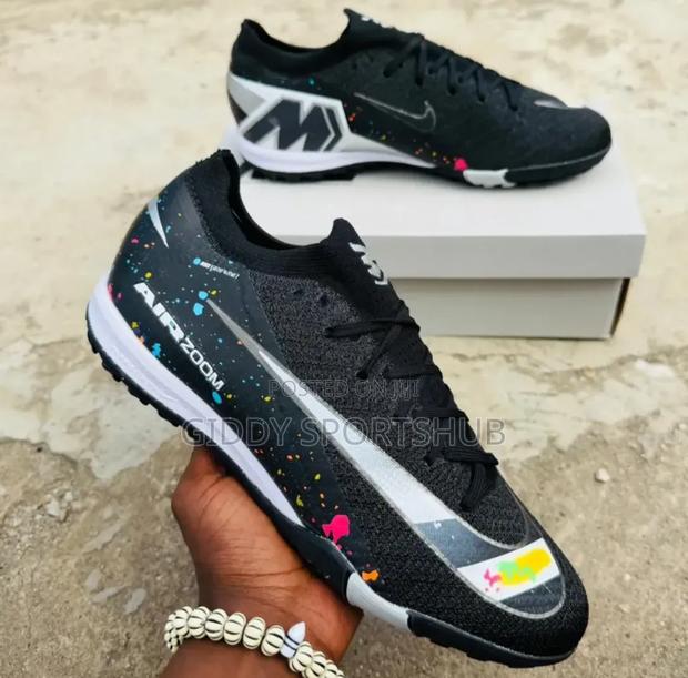 Nike Airzoom Mercurial Footballboots Black With Colorful Paintsplatter