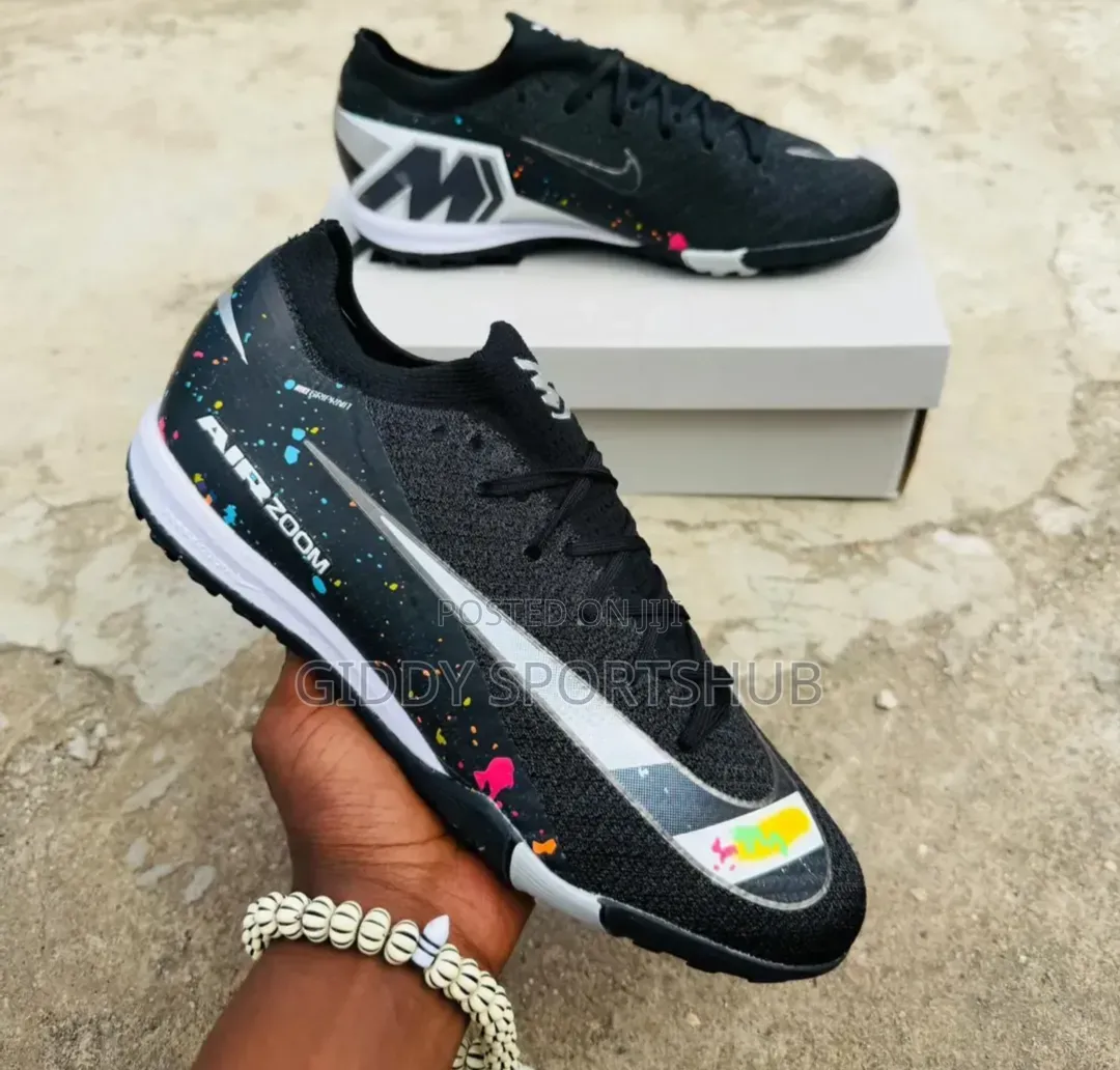 Nike Airzoom Mercurial Footballboots Black With Colorful Paintsplatter
