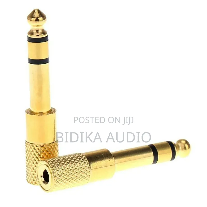 Audio Jack Adapter 6.35mm Male 3.5mm Female Stereo Jack Convertor