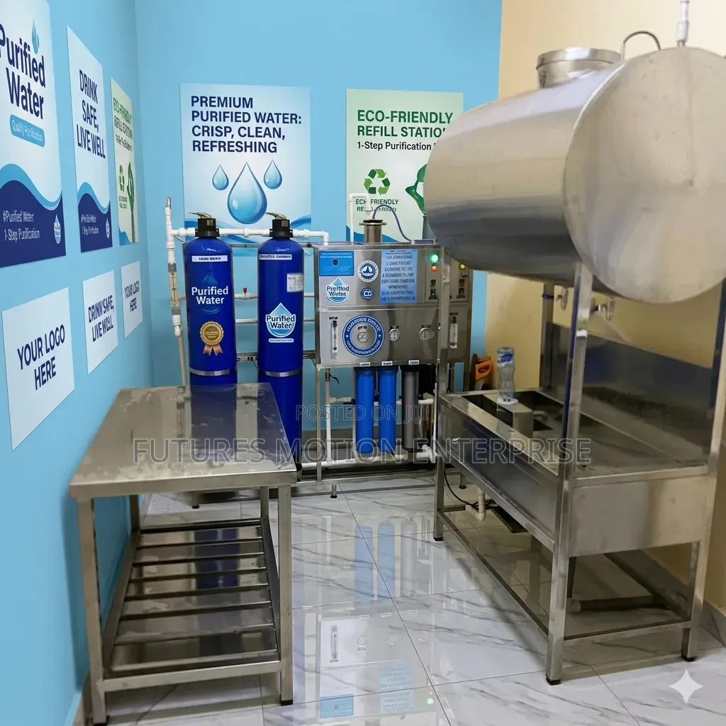 Commercial Water Purification Plant - 250 LPH Ro System (Full Set