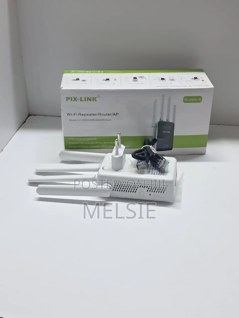 Pix-Link Wireless Repeater for Improved Wifi Coverage