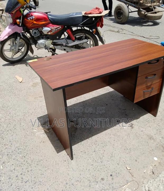 1.2m Dark Wallnat Office Desk - main view