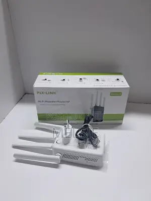 Pix-Link Wifi Range Extender With Ethernet Port