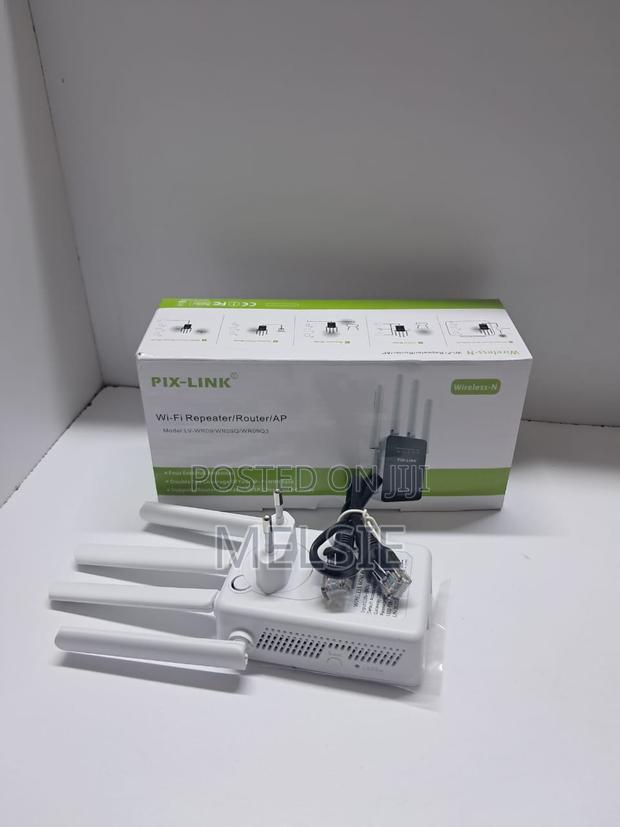 Pix-Link Wifi Range Extender With Ethernet Port