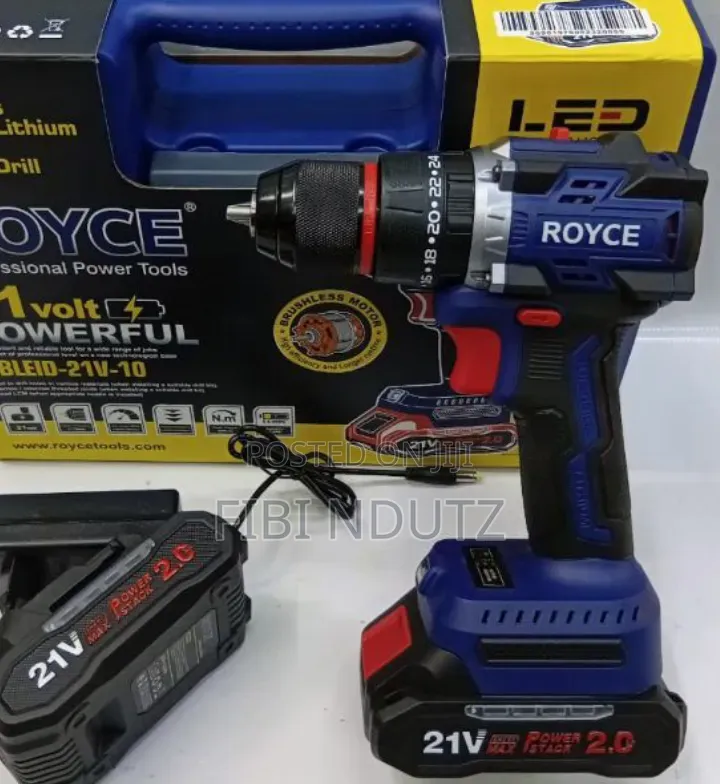 Royce 21v Brushless, Cordless Hammer Drill