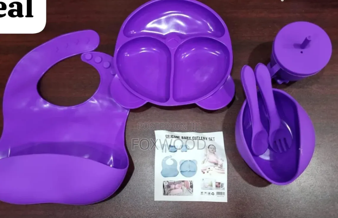 Silicon Baby Feeding Set 6pc