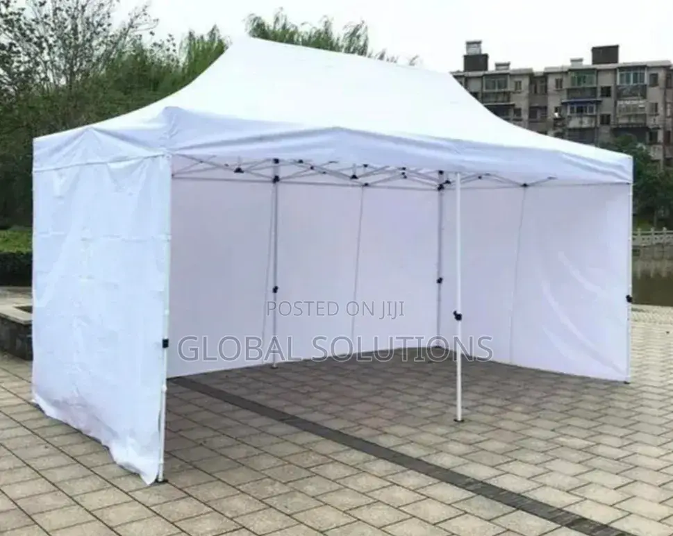 3x6 Meter (10x20 Ft) Popup Canopy Tent Featuring White Sidewalls