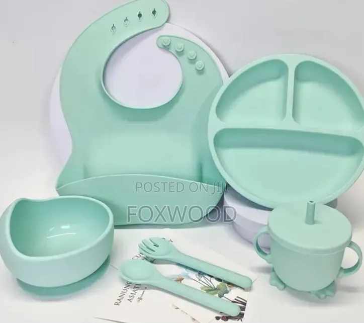 Silicon Baby Feeding Set 6pc