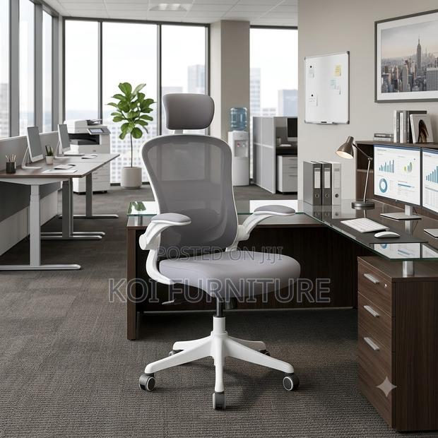 Office Chairs; Orthopedic Office Chairs Made of Fabric