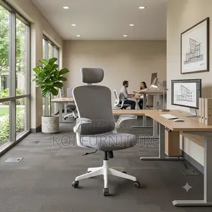 Office Chairs; Orthopedic Office Chairs Made of Fabric