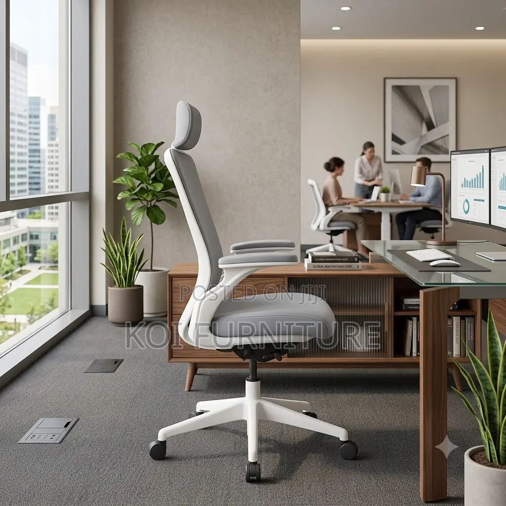 Office Chairs; Orthopedic Office Chairs Made of Fabric