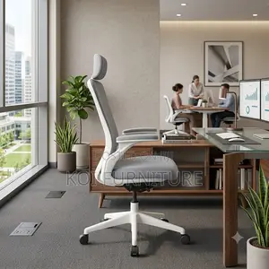 Office Chairs; Orthopedic Office Chairs Made of Fabric