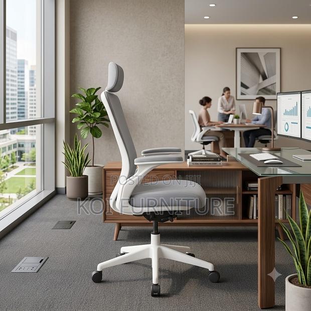 Office Chairs; Orthopedic Office Chairs Made of Fabric - thumbnail 5