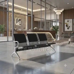 Office Benches; Three Seaters Reception Office Bench