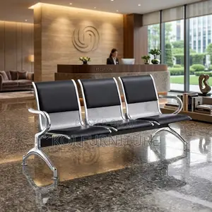 Office Benches; Three Seaters Reception Office Bench