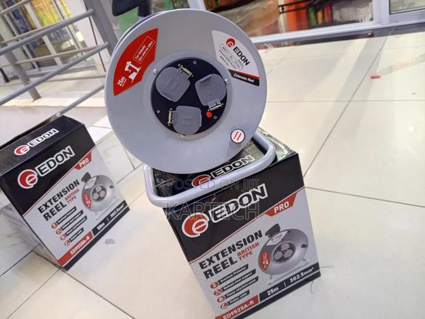 Edon 25 Meter Industrial Extension Cable Reel – 13a/240v