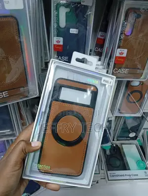 Google Pixel 8,Case Crafted Using High-Quality Brown Faux Leather