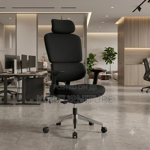 Office Chairs; High Backrest Leather Executive Office Chair
