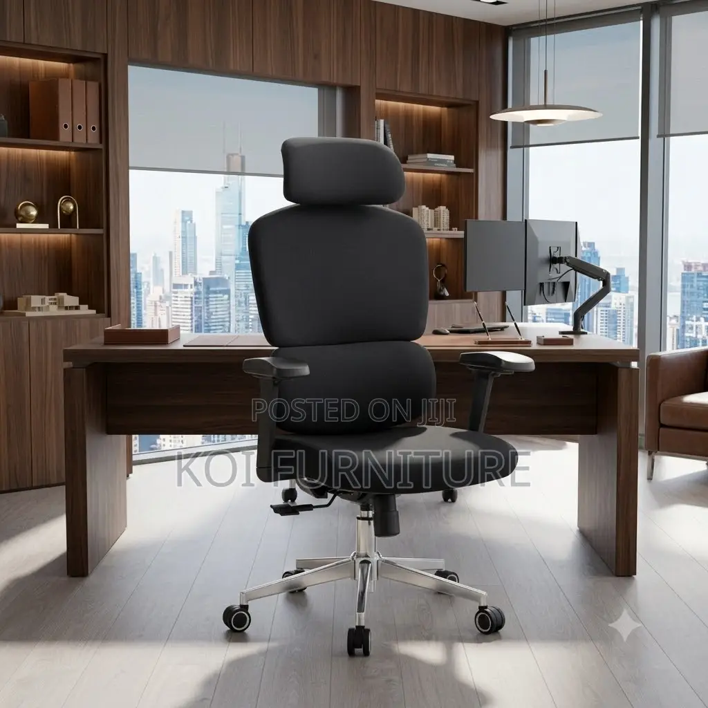 Office Chairs; High Backrest Leather Executive Office Chair