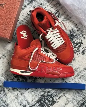 Jordan 4 Bike Red
