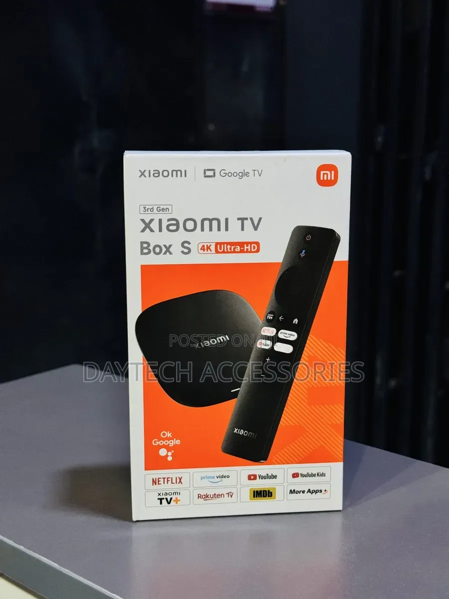Xiaomi Tv Box S (3rd Gen) Streaming Device With 32gb of Internal Rom.