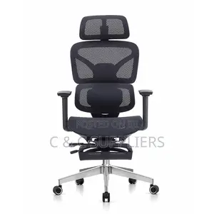 Mesh Swivel Orthopedic Seat With Footrest