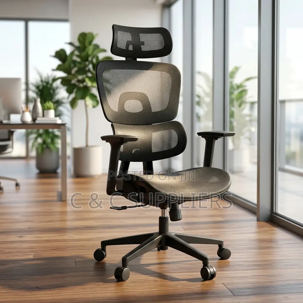 Mesh Swivel Orthopedic Seat With Footrest