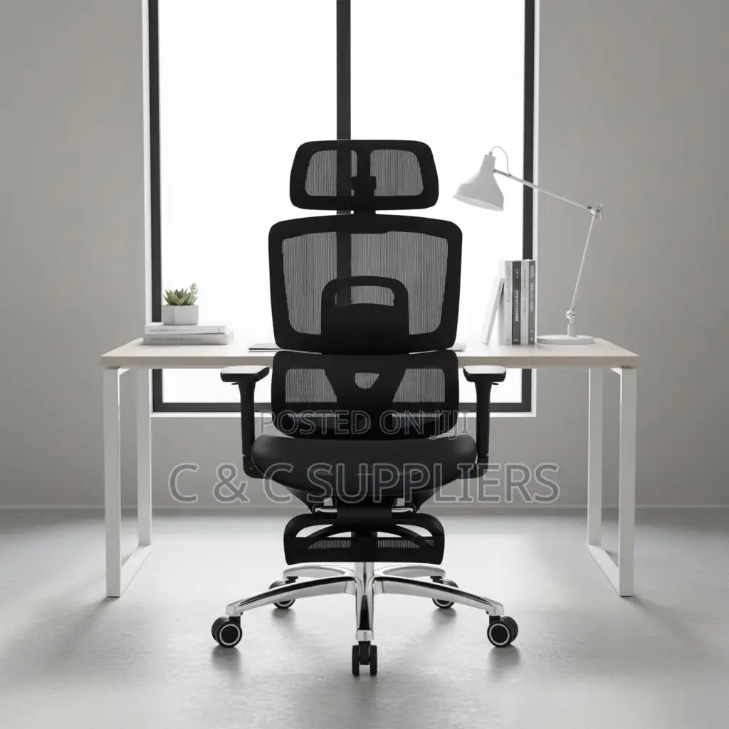 Mesh Swivel Orthopedic Seat With Footrest