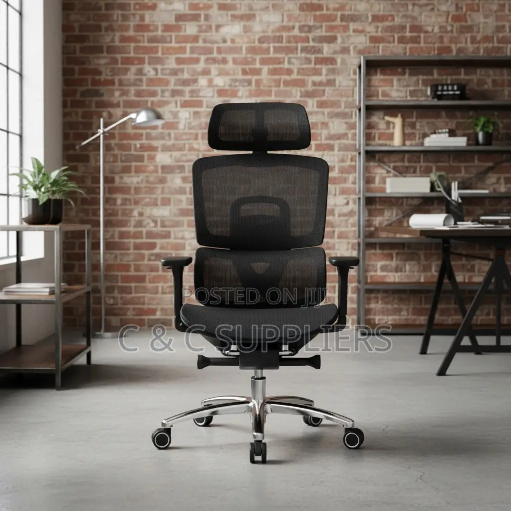 Mesh Swivel Orthopedic Seat With Footrest